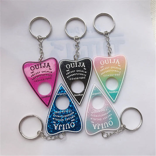 1PC Keyring Multicolor  Ouija Planchette Keychain