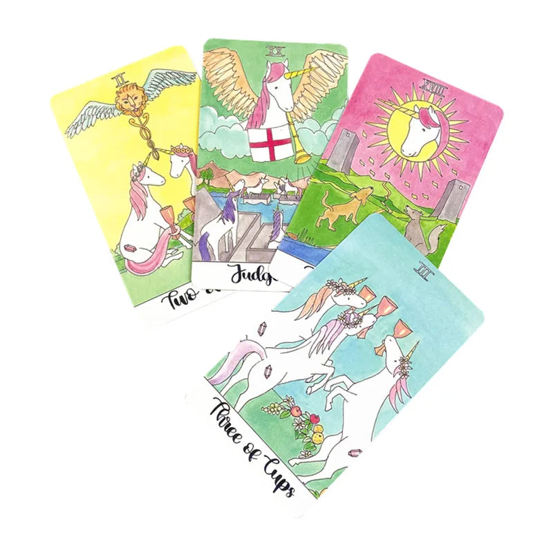 Crystal Unicorn Tarot card deck