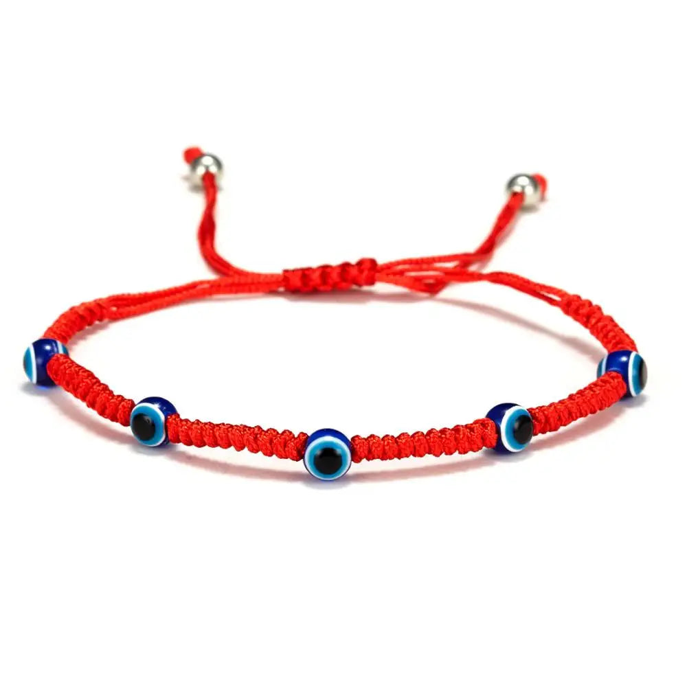 Turkish Blue Evil Eye bracelets For Women Men Hand Elephant Tortoise Charm Red Black Rope String Chain Bangle Men Lucky Jewelry