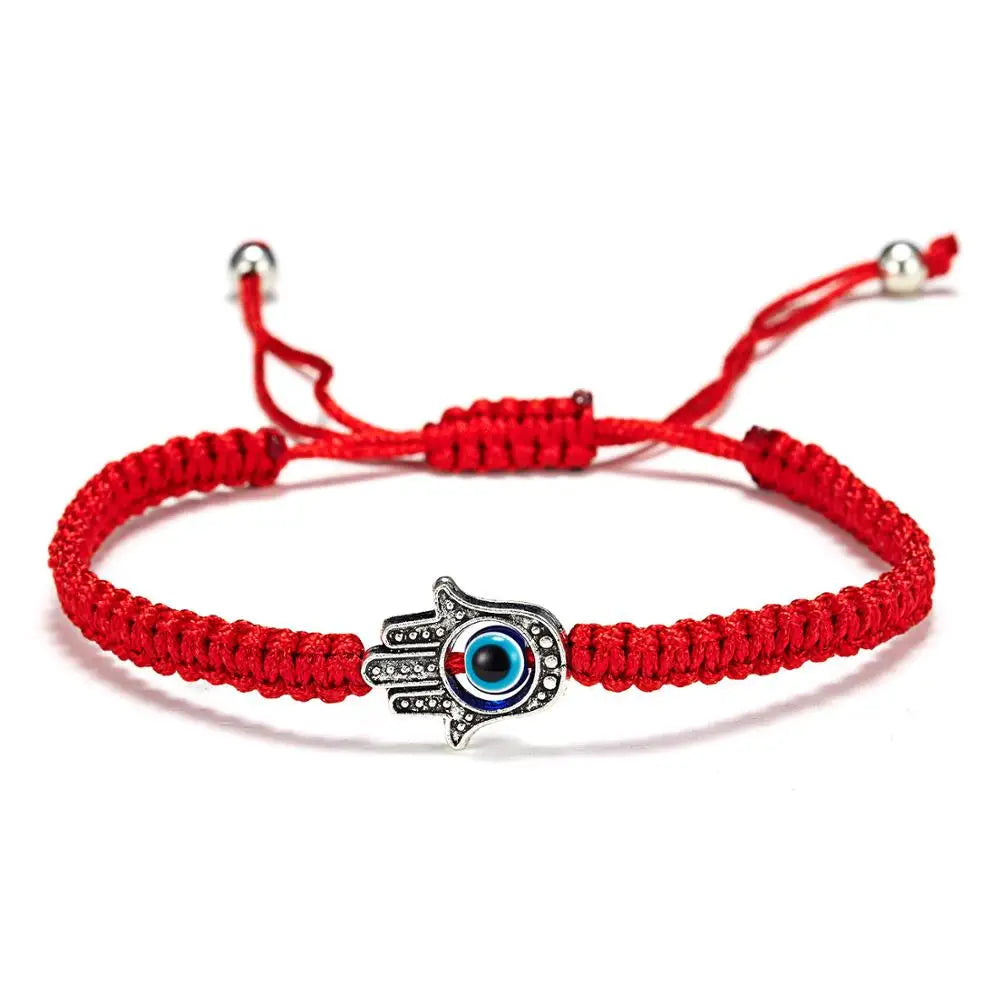 Turkish Blue Evil Eye bracelets For Women Men Hand Elephant Tortoise Charm Red Black Rope String Chain Bangle Men Lucky Jewelry