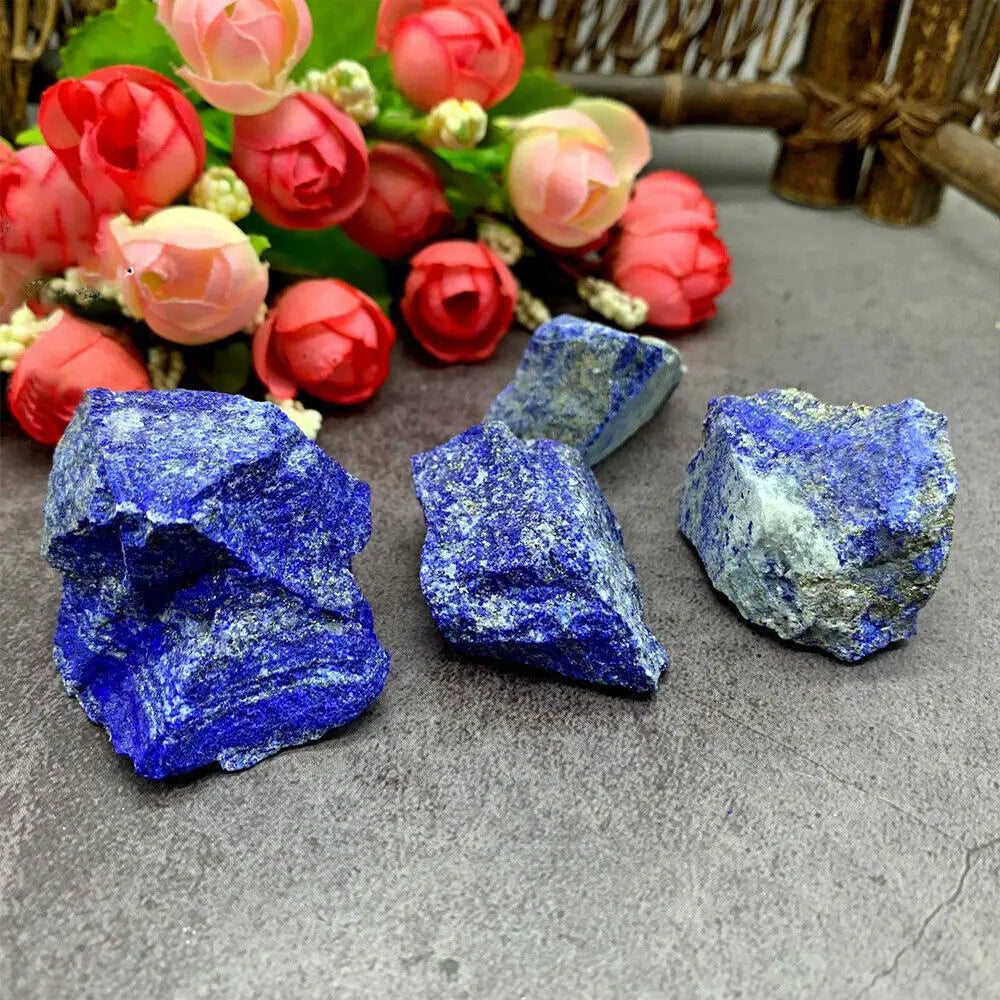 100g Raw Natural Afghanistan Lapis lazuli Quartz