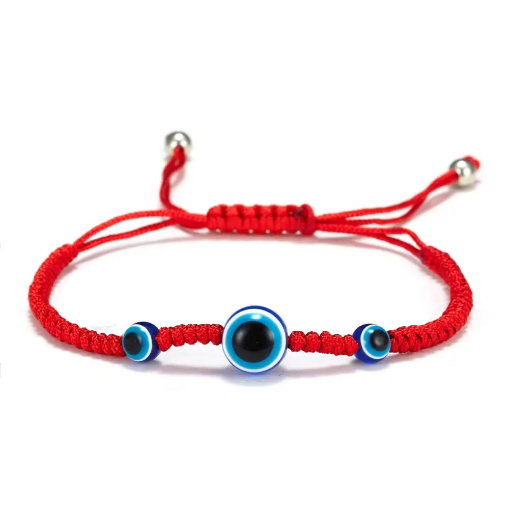 Turkish Blue Evil Eye bracelets For Women Men Hand Elephant Tortoise Charm Red Black Rope String Chain Bangle Men Lucky Jewelry