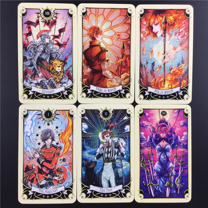 Mystical Manga Tarot Cards Deck