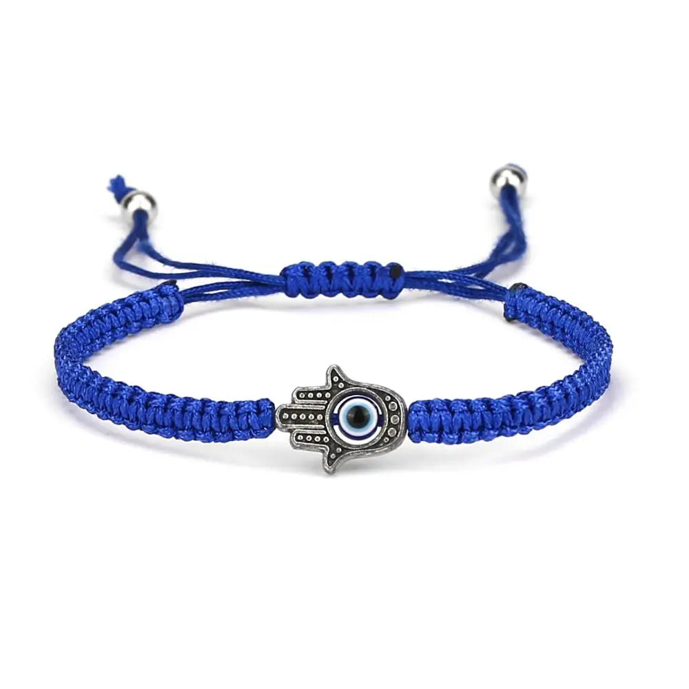 Turkish Blue Evil Eye bracelets For Women Men Hand Elephant Tortoise Charm Red Black Rope String Chain Bangle Men Lucky Jewelry