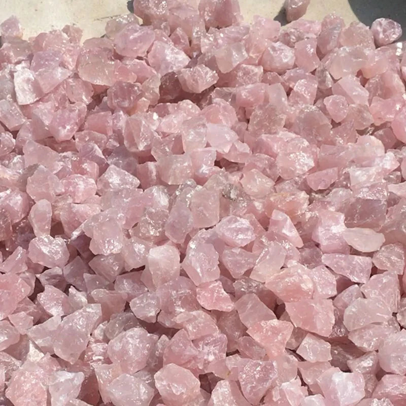 100g Raw Rose Quartz Pink Crystal