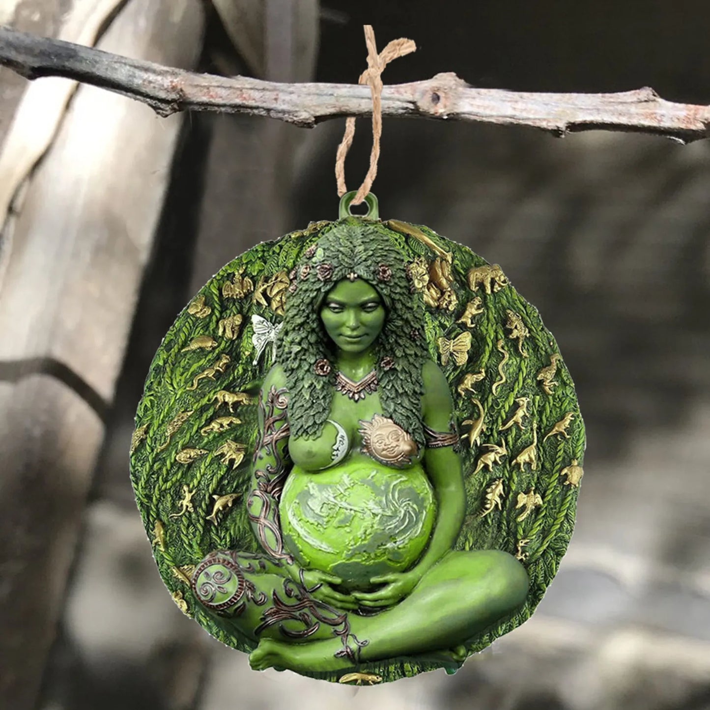 Mother Earth Nature Resin Figurine