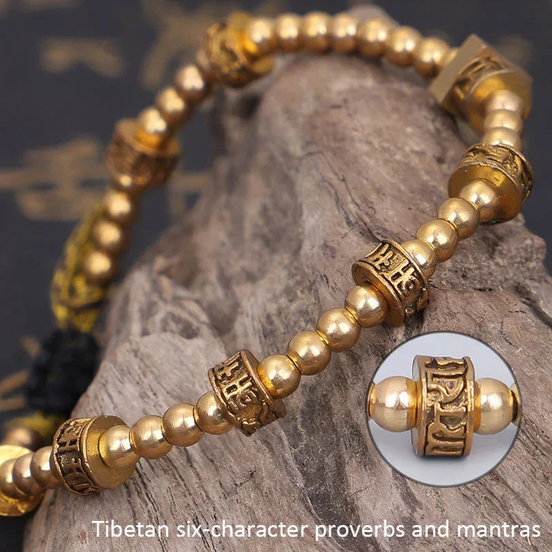 Tibetan Six Character Proverbs Bracelet