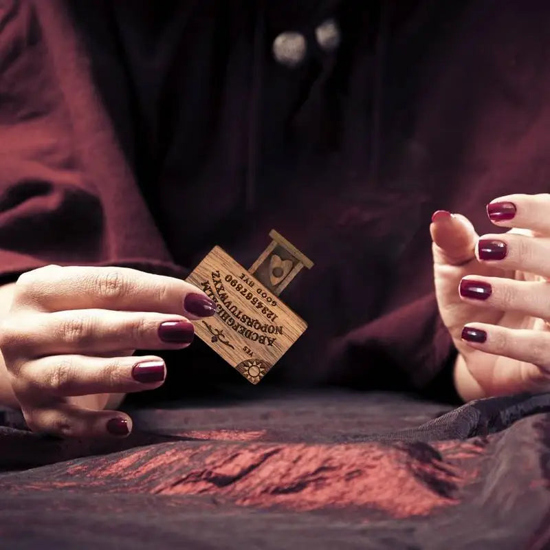 Mini handmade  Ouija Board with wooden drawer