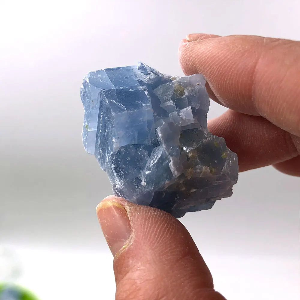 Natural Raw Blue Calcite Rough Stone Quartz Crystal