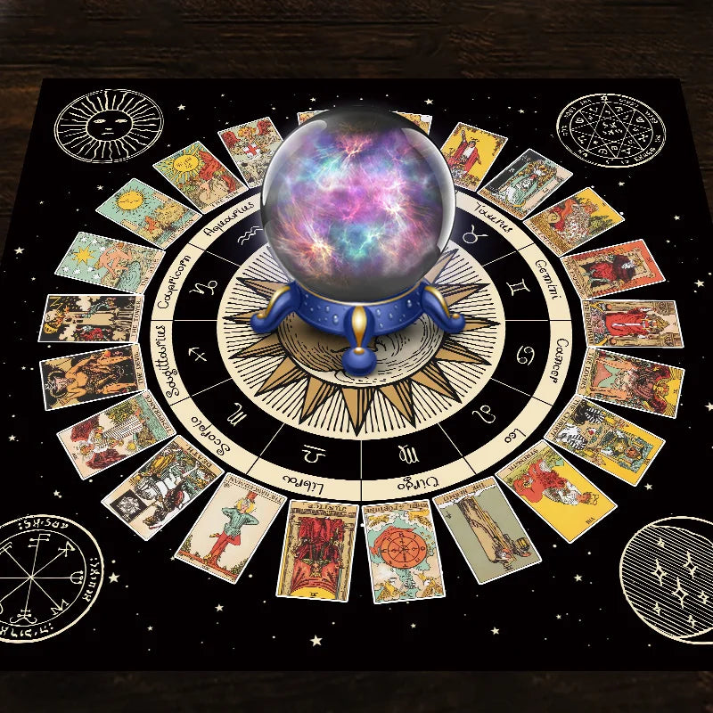 Tarot Suns and Moons Tablecloths