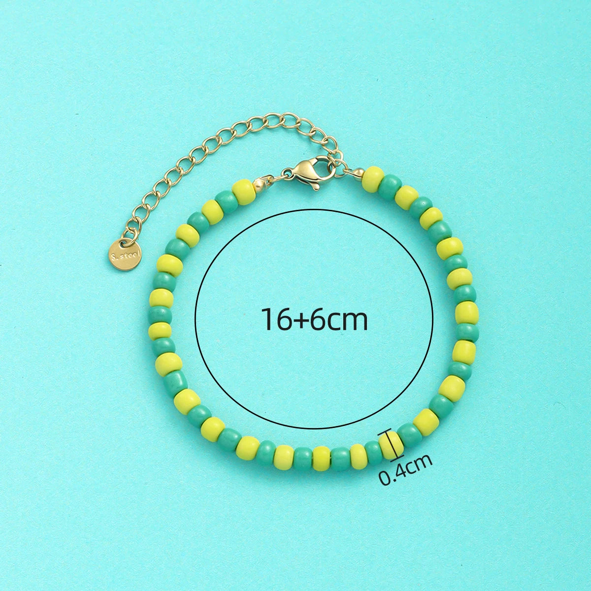 G&D Vibrant Yellow and Green Bohemian Orula Beads Amulet Bracelet for Women/Men - Unique Lucky Jewelry Gift with Drop Shipping