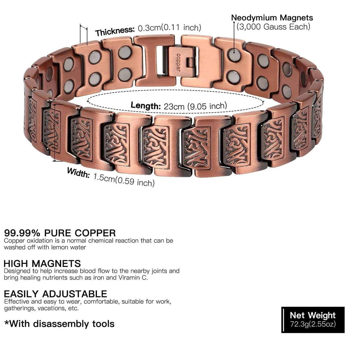 ARADOO Copper Bracelet