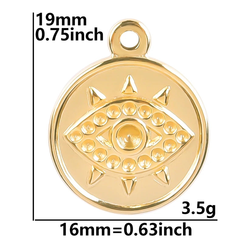 10pcs/lot Turkish Evil Eye Charms Hamsa