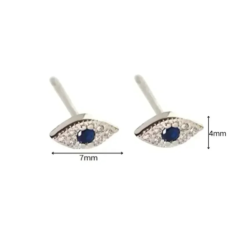 Hoop Earrings Heart/Evil Eye/Star Charms