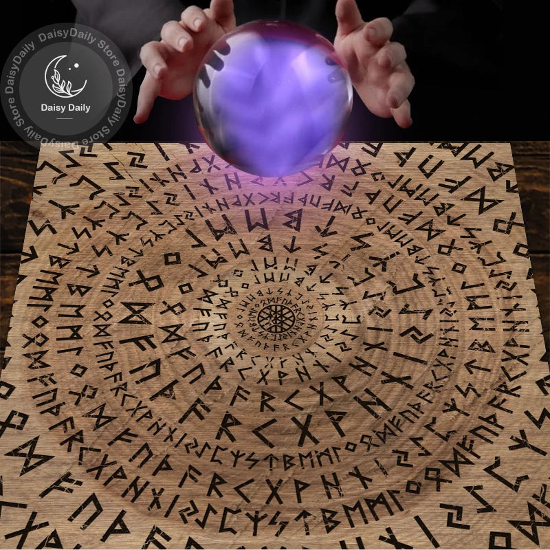 Celtic Runes/ Sacred Geometry Altar Cloth