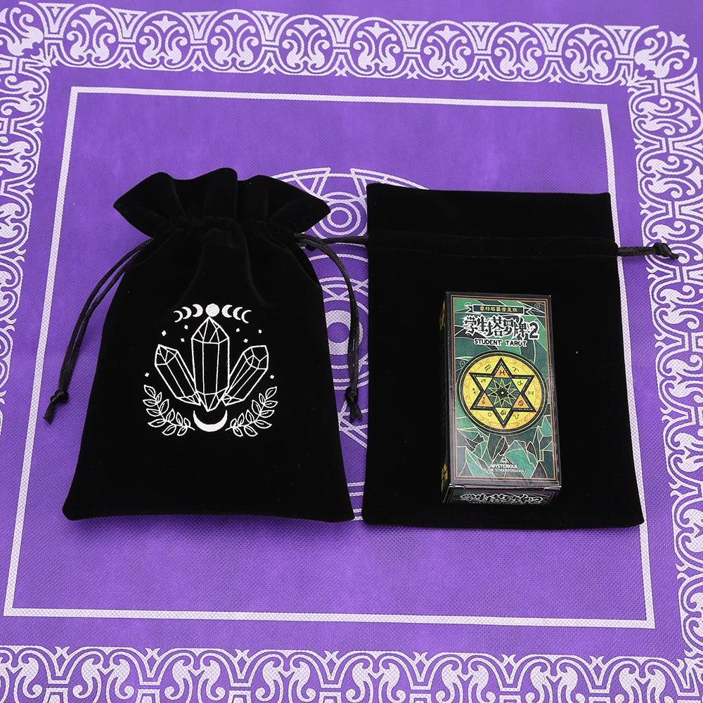 Black Velvet Tarots Oracle Cards Storage Bag