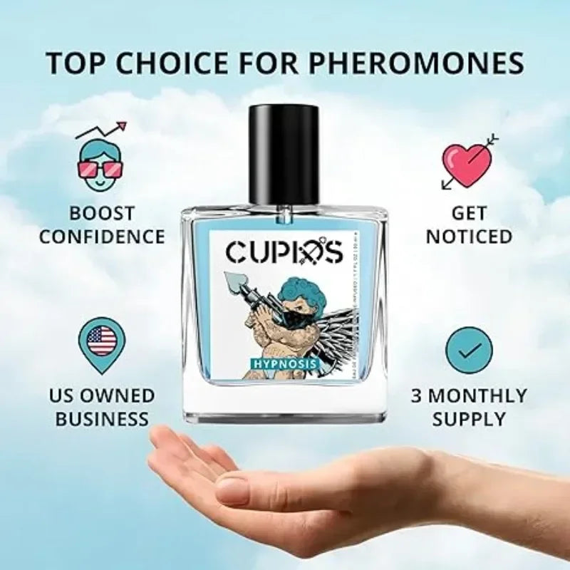 50ml Original EDP Hypnosis Pheromone  Cupid Long Lasting Romanti Enhances Intimacy High Quality Hombre Perfume Body Spray