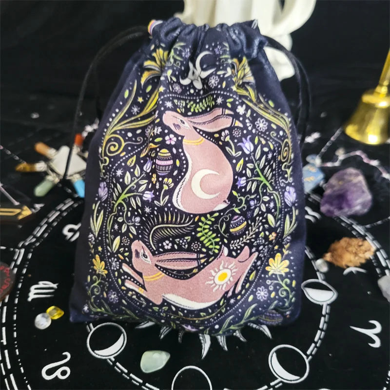 Witchy Phases Tarots Oracle Cards Storage Bags