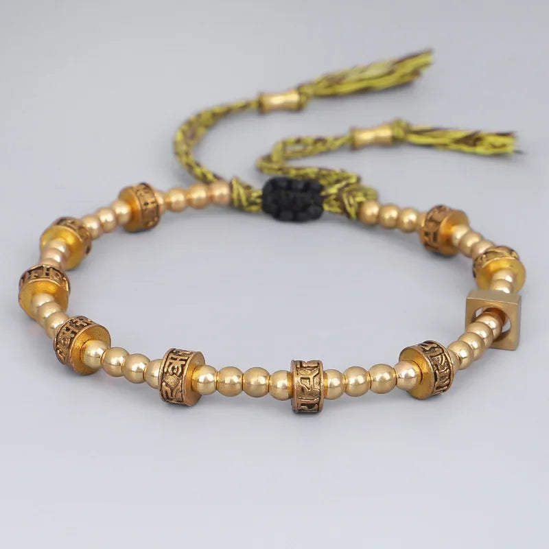 Tibetan Six Character Proverbs Bracelet