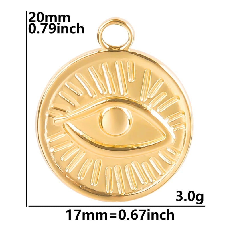 10pcs/lot Turkish Evil Eye Charms Hamsa