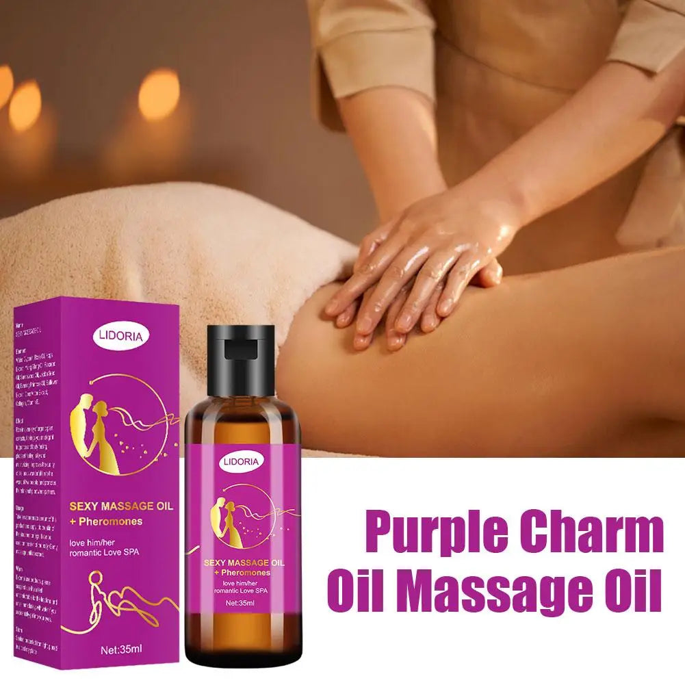 Purple Charming Massage Oil Natural Pheromone