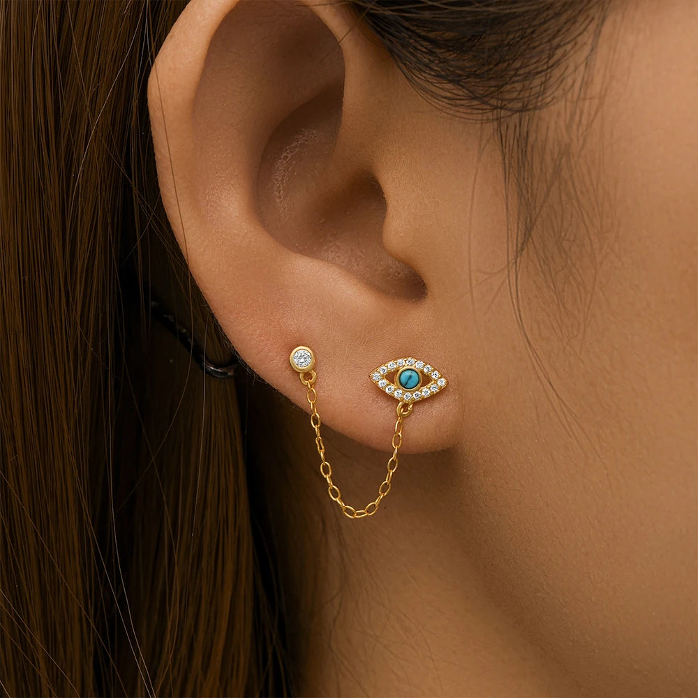 AIDE 925 Evil Eye Earring