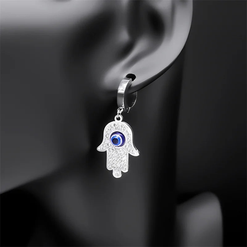 Luxury Turkish Blue Evil Eye Hamsa Fatima