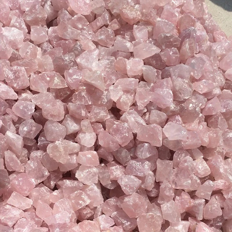 100g Raw Rose Quartz Pink Crystal