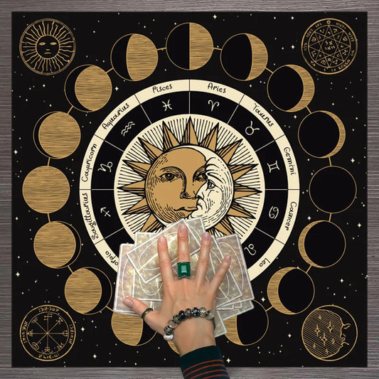 Tarot Suns and Moons Tablecloths