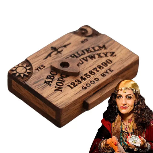 Mini handmade  Ouija Board with wooden drawer