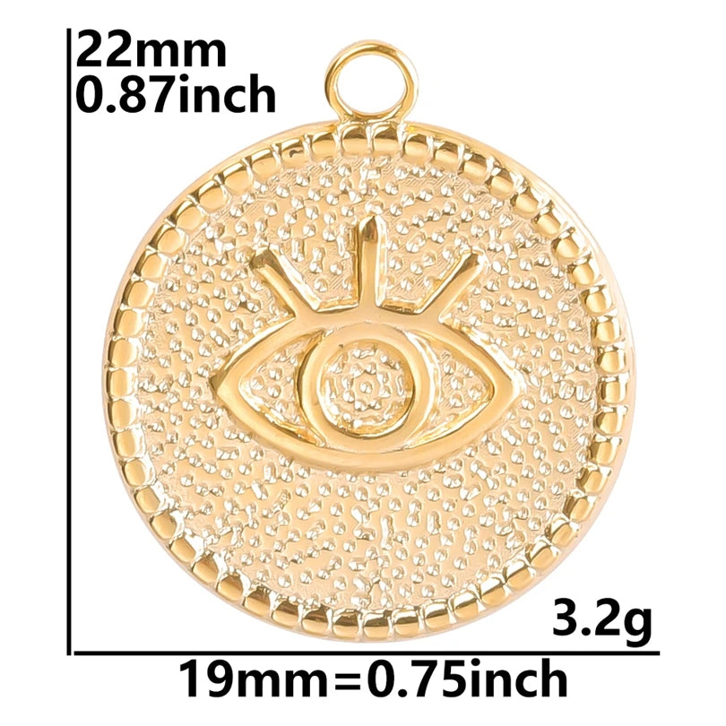 10pcs/lot Turkish Evil Eye Charms Hamsa